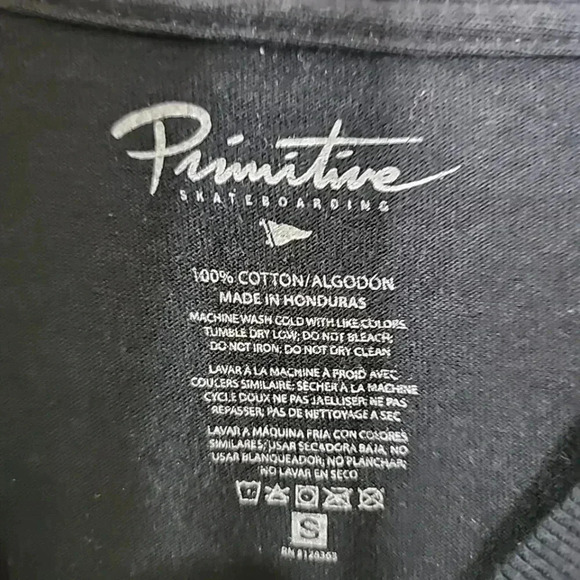 PRIMITIVE skateboarding long sleeve tee. Size small - Picture 7 of 7